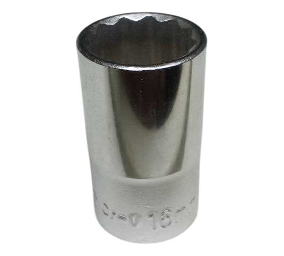 Головка торцевая 12-гранная WYNNS 16 мм, 1/2DR 00000019847