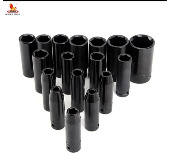 Головка торцевая ударная удлиненная 6-гранная WYNNS 17 мм, 1/2DR 00-00010624