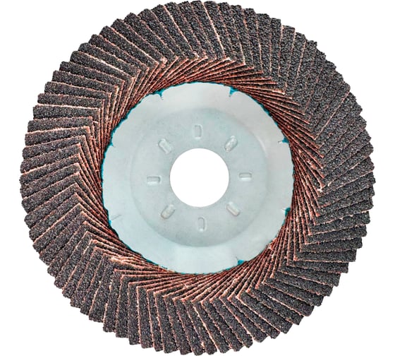 Круг лепестковый торцевой на металлической чашке Tiger Abrasive 125x22 P80 IRON NORMAL 00-00000425