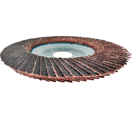 Круг лепестковый торцевой на металлической чашке Tiger Abrasive 125x22 P80 IRON NORMAL 00-00000425