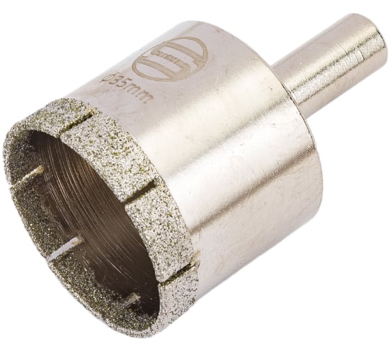 Коронка алмазная по керамике и стеклу 35 мм Strong СTК-04100035