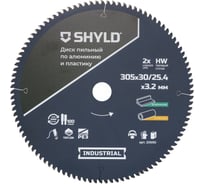 Пильный диск SHYLD по алюминию и пластику твердосплавный 305x30/25,4 мм, 100 зубьев 6692516