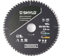 Пильный диск SHYLD по алюминию и пластику твердосплавный 185x30/20/16 мм, 64 зуба 6692510