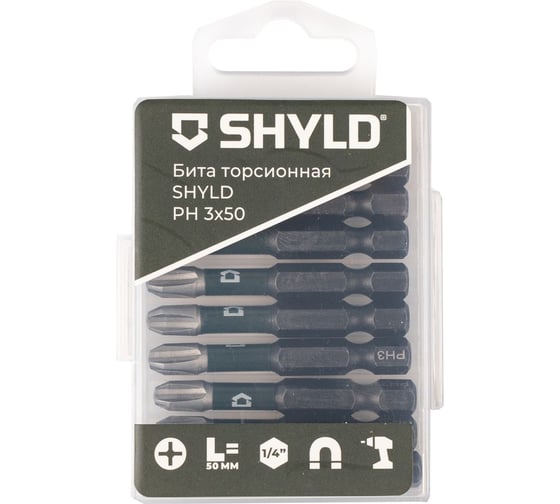 Торсионная бита SHYLD PH3x50 (10шт.) 6691373