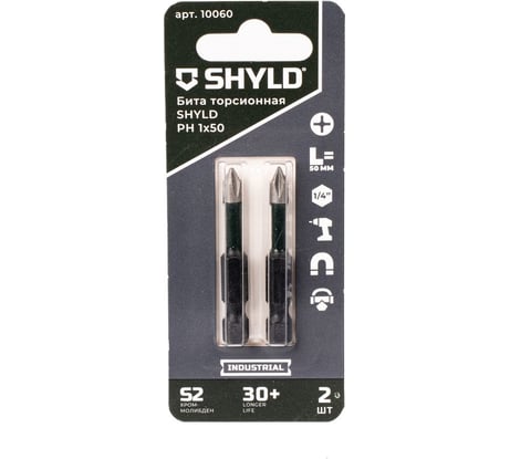 Торсионная бита SHYLD PH1x50 (2шт.) 6691351