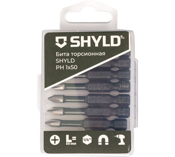 Торсионная бита SHYLD PH1x50 (10шт.) 6691371