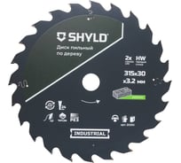Пильный диск SHYLD по дереву твердосплавный 315x30 мм, 24 зуба 6692485