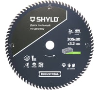 Пильный диск SHYLD по дереву твердосплавный 305x30 мм, 80 зубьев 6692484