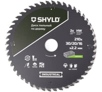 Пильный диск SHYLD по дереву твердосплавный 210x30/20/16 мм, 48 зубьев 6692471