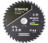 Пильный диск SHYLD по дереву твердосплавный 190x30/20 мм, 40 зубьев 6692467