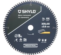 Пильный диск SHYLD по ламинату твердосплавный 305x30 мм, 80 зубьев 6692506
