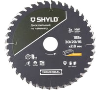 Пильный диск SHYLD по ламинату твердосплавный 185x30/20/16 мм, 40 зубьев 6692497