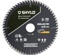 Пильный диск SHYLD по ламинату твердосплавный 200x32/30 мм, 64 зуба 6692499