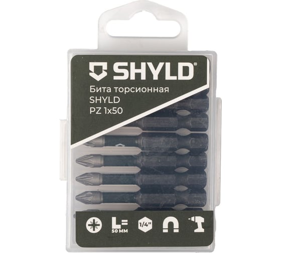 Торсионная бита SHYLD PZ1x50 (10шт.) 6691374