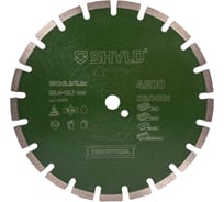 Алмазный сегментный круг SHYLD по бордюрному бетону, тротуарной плитке 350x25,4 мм 6692573