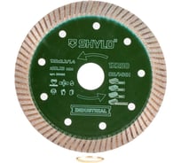 Алмазный сегментный круг SHYLD универсальный TURBO по стройматериалам 125x22,23 мм 6692535