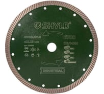 Алмазный сегментный круг SHYLD универсальный TURBO по стройматериалам 230x22,23 мм 6692537