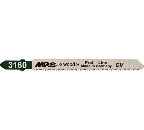 Полотно для лобзика MPS по дереву, ламинату (S 75/1,5), 5 шт 3160-5