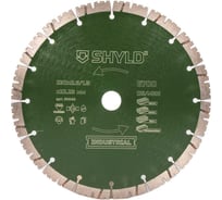Алмазный сегментный круг SHYLD универсальный по стройматериалам 230x22,23 мм 6692533