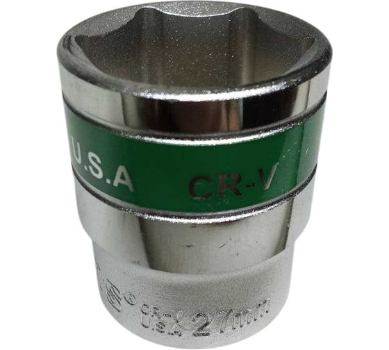 Головка торцевая 6-гранная WYNNS 27 мм, 1/2DR 00000017846