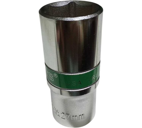 Головка торцевая удлиненная 6-гранная WYNNS 27 мм, 1/2DR 00000017865