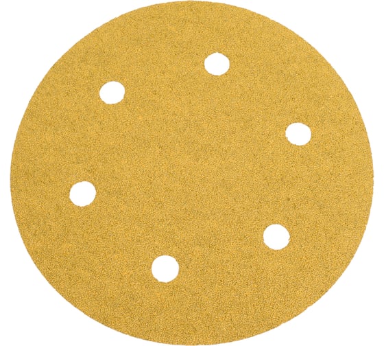 Круг шлифовальный GRUFF на липучке, желтый PDY-225-040 1
