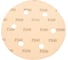 Круг шлифовальный GRUFF на липучке, желтый PDY-225-240 2
