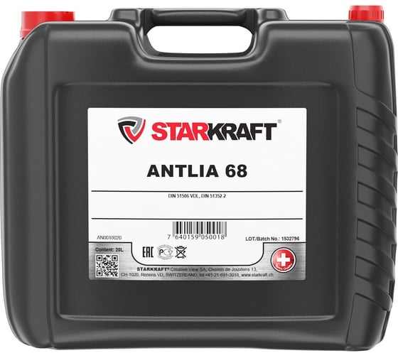 Компрессорное масло ANTLIA 68 STARKRAFT AN5501020