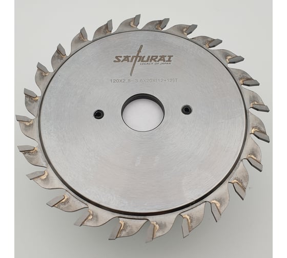 Пильный диск для ДСП RED SAMURAI 120х2.8-3.6х20х12+12T ST2 TPRS0000157 1