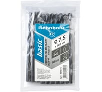 Сверло по металлу RENNBOHR BASIC PROM 7.5x109 мм, HSS-R, 10шт/уп 461075