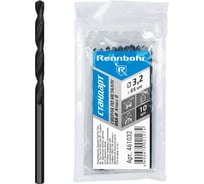Сверло по металлу RENNBOHR BASIC PROM 3.2x65 мм, HSS-R, 10шт/уп 461032