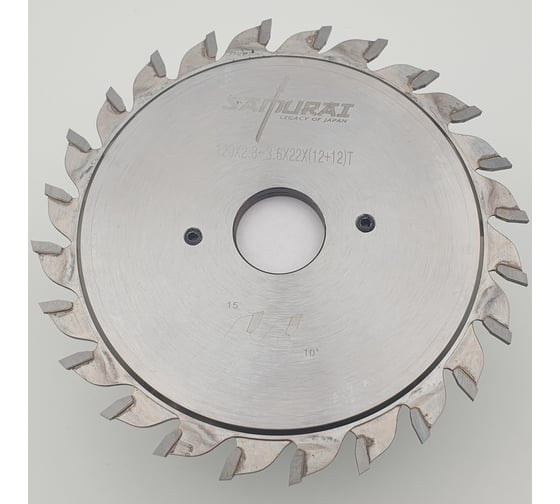 Пильный диск для ДСП RED SAMURAI 120х2.8-3.6х22х12+12T ST2 TPRS0000158
