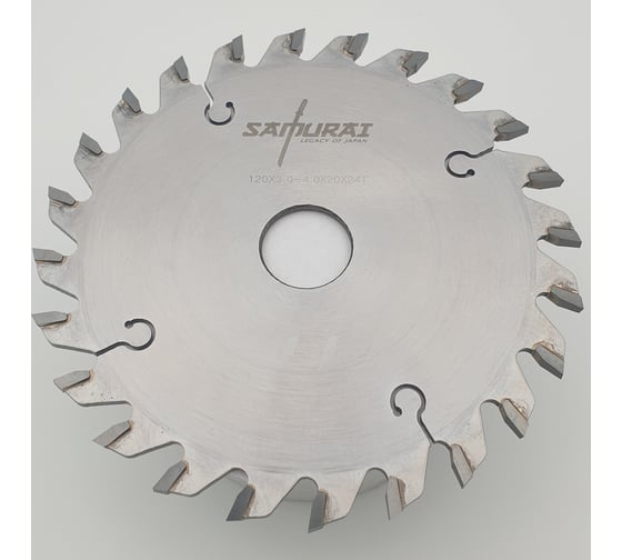 Пильный диск для ДСП RED SAMURAI 120х3.1-4.3/2.2х22х24T ST2 TPRS0001683 1