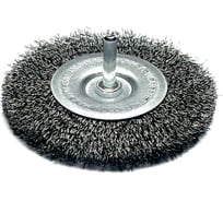 Щетка дисковая гофрированная Lessmann Д100х10х0,25 мм, 6 мм 410152