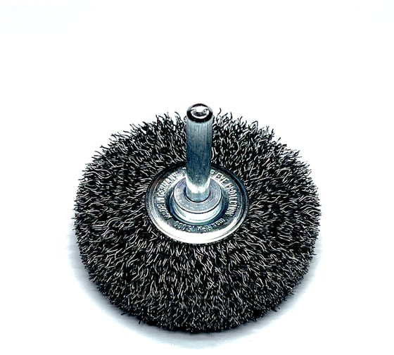 Щетка диск гофрированная Lessmann 60х13х0.30 мм, хвост-к 6 мм 416162
