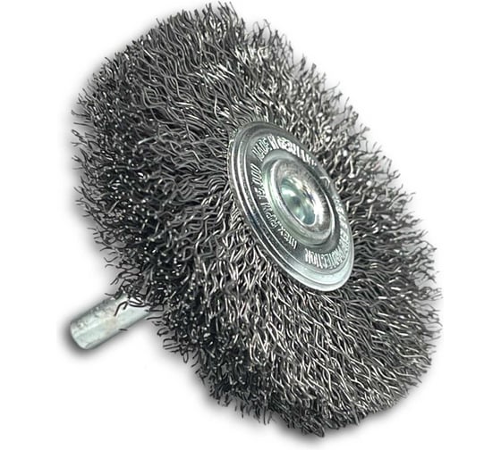 Щетка диск гофрированная Lessmann 60х13х0.30 мм, хвост-к 6 мм 416162