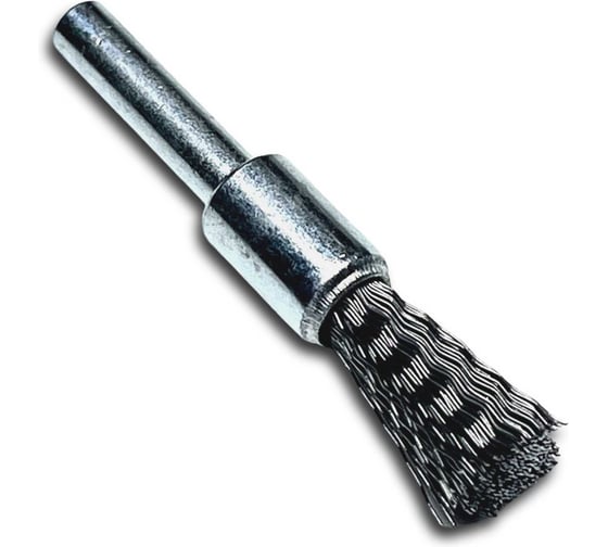 Щетка концевая гофрированная Lessmann 12х60х0.30 мм, хвост-к 6 мм 451161