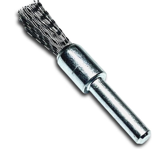 Щетка концевая гофрированная Lessmann 12х60х0.30 мм, хвост-к 6 мм 451161