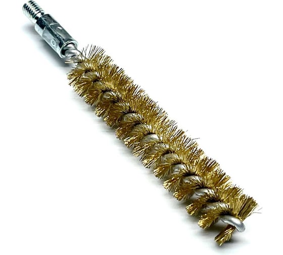 Щетка ерш Lessmann 16х80х115 мм, М6, латунь 0.15 мм 500716