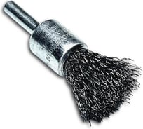 Щетка концевая гофрированная Lessmann 17х65х0.30 мм, хвост-к 6 мм, 20000 об/мин 452161
