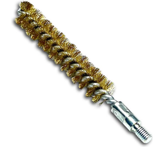 Щетка ерш Lessmann 15х80х115 мм М6, латунь 0.15 мм 500715