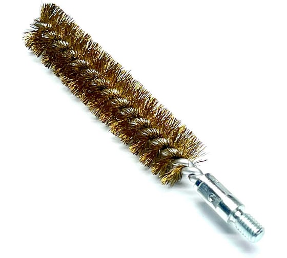 Щетка ерш Lessmann 18х80х115 мм, М6, латунь 0.15 мм 500718