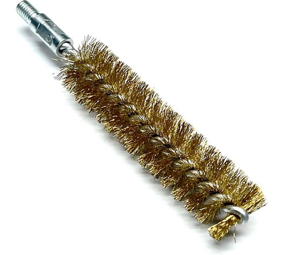 Щетка ерш Lessmann 20х80х115 мм М6, латунь 0.15 мм 500720 1