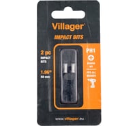 Биты для шуруповерта Villager PH1 50 мм 067028