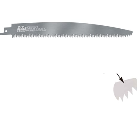 Полотно 210 мм, 9TPI, толщина 0.9 мм для сабельной пилы ZETSAW Z.20100