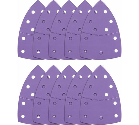 Лист шлифовальный для орбитальной машинки (10 шт, 102x151 мм, зерно 120) Trend AB/DET/120A