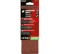 Шлифовальная лента (3 шт, 75 X 533 мм, зерно 120) TREND AB/B75A/120A