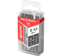 Сверло по металлу RENNBOHR DYNAMIC PROM 4.5x80 мм, HSS-G, P6M5, 20 шт/уп 666045