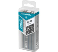 Сверло по металлу RENNBOHR COBALT PROM 3-х гр. хвост, 6.5x101 мм, HSS-Co, Р6М5К5, 20 шт/уп 671065