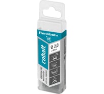 Сверло по металлу RENNBOHR COBALT PROM 2.0x49 мм, HSS-Co, Р6М5К5, 20 шт/уп 671020